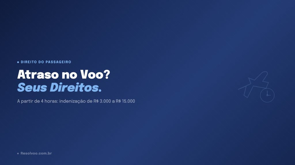A partir de quantas horas de atraso tenho direito a indenização